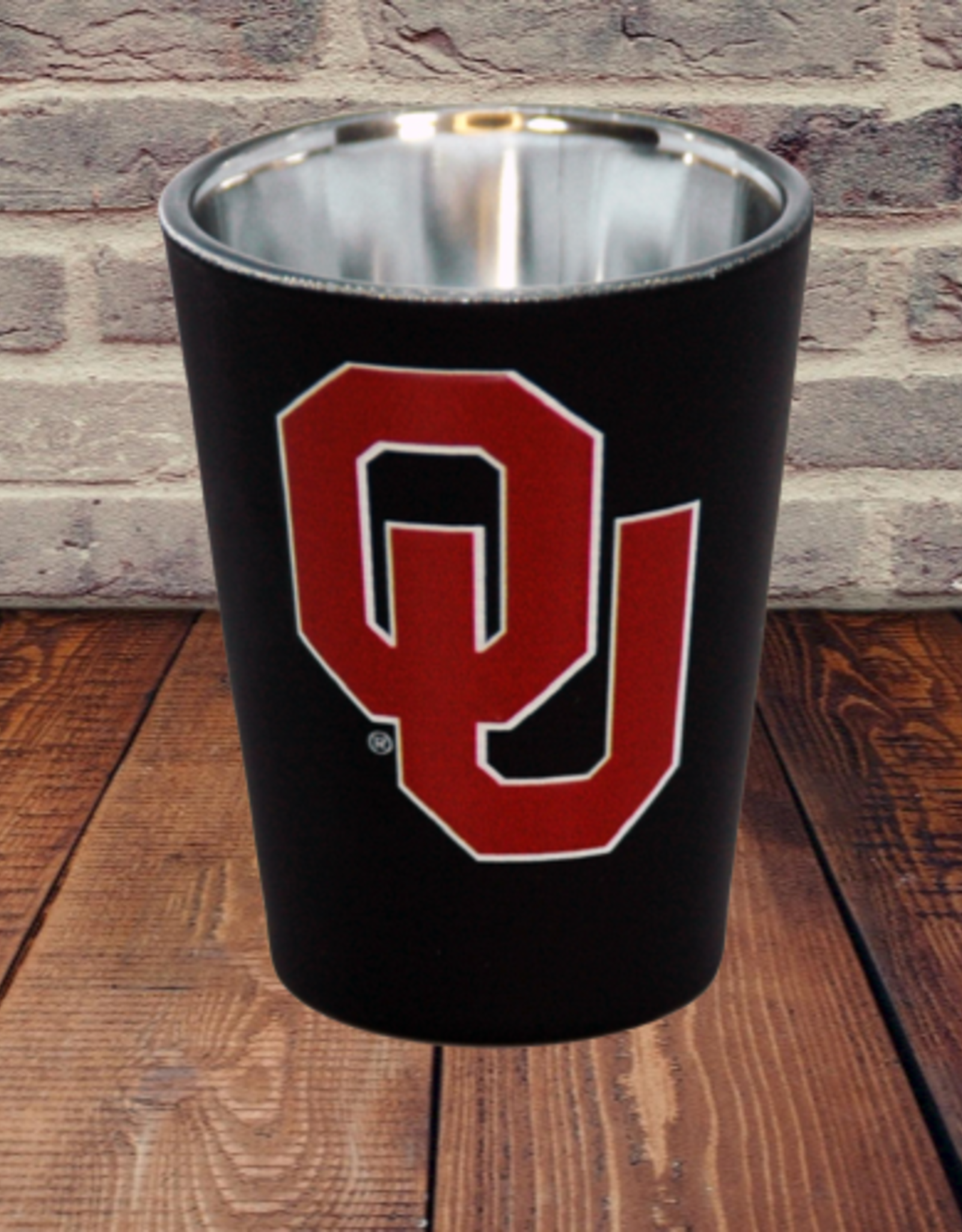 Game Day Outfitters OU Matte Black Shot Glass