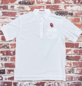 Red & West Men's OU Western Style Vintage Polo