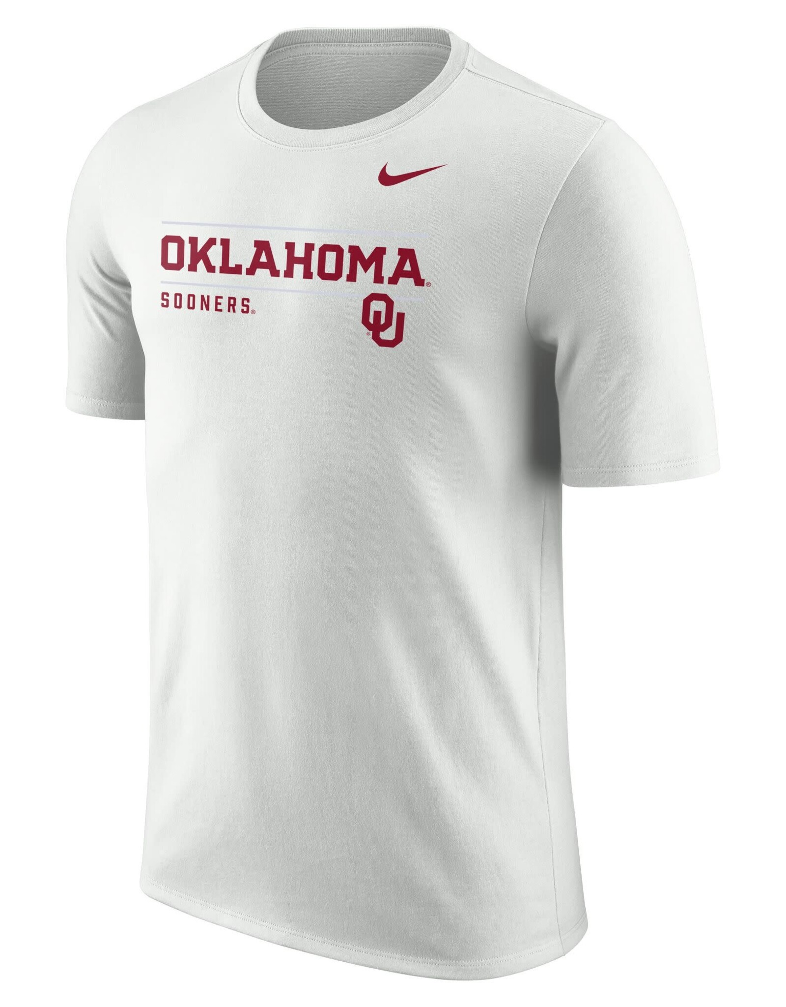Nike Men's Nike White Oklahoma Sooners Gridiron Tri-Blend Short-sleeve Tee