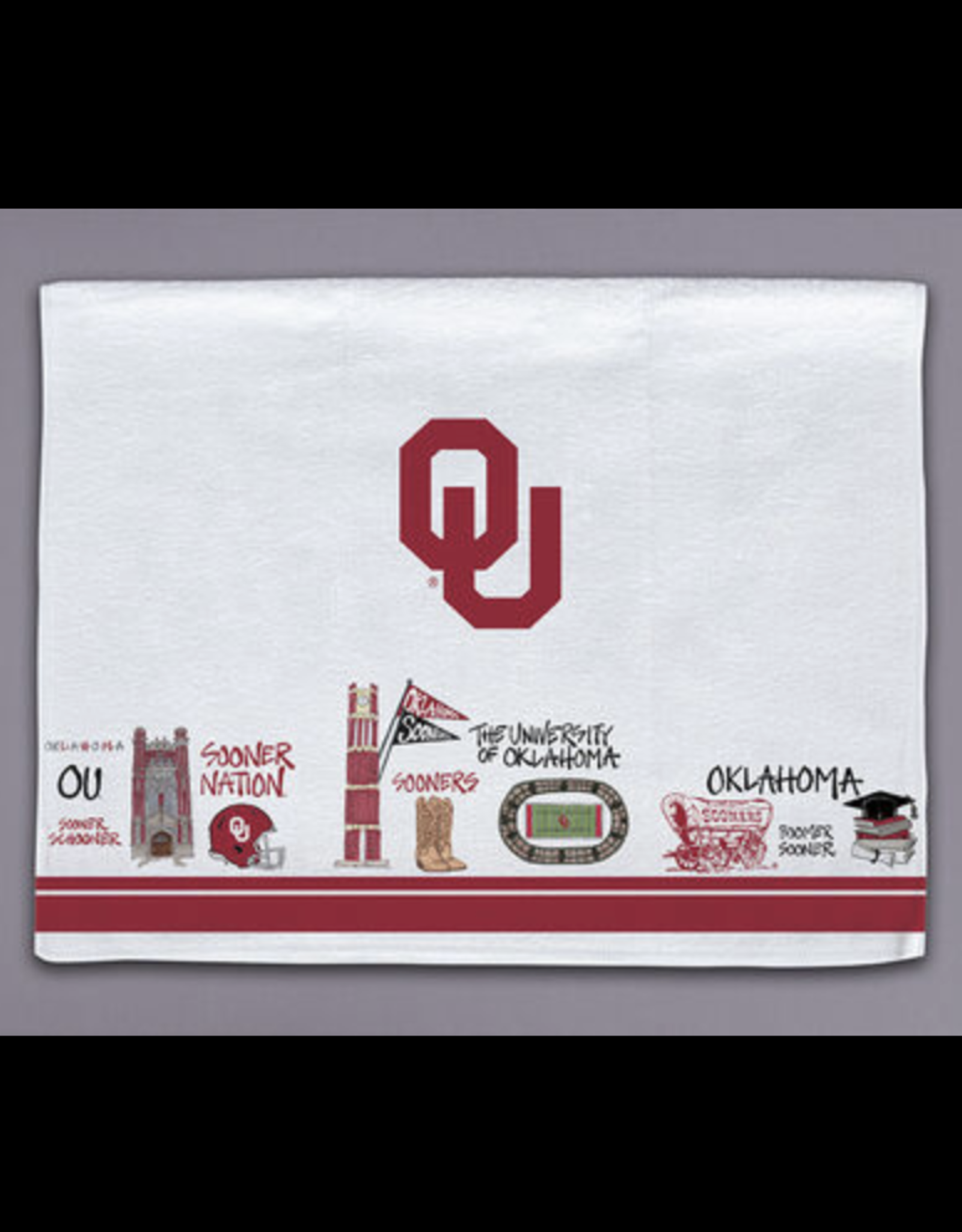 Magnolia Lane Magnolia Lane Oklahoma Icon Hand Towel