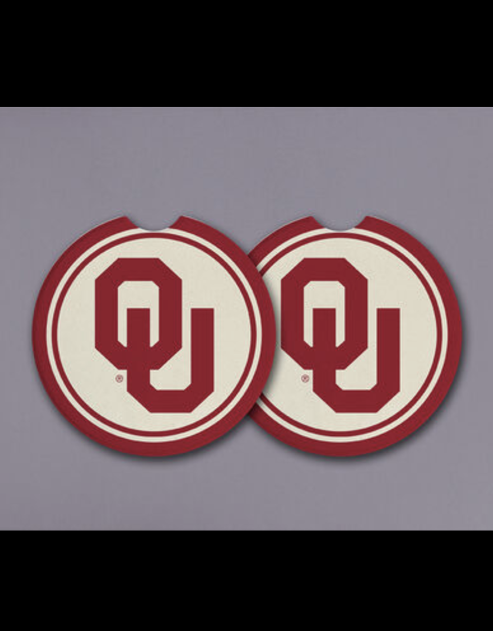 Magnolia Lane Magnolia Lane OU Set of Two Car Coasters