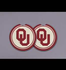 Magnolia Lane Magnolia Lane OU Set of Two Car Coasters