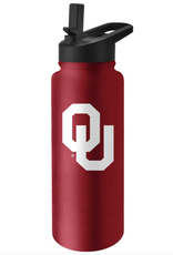 Logo OU 34oz Quencher Stainless Bottle