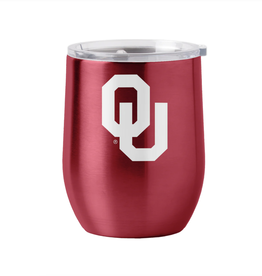 Logo OU 16oz Gameday Stainless Curved Beverage