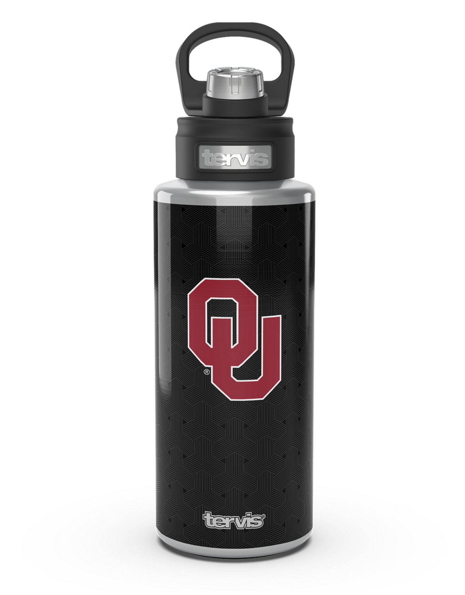 Tervis Oklahoma Sooners 32oz Weave Stainless Steel Wide Mouth Bottle