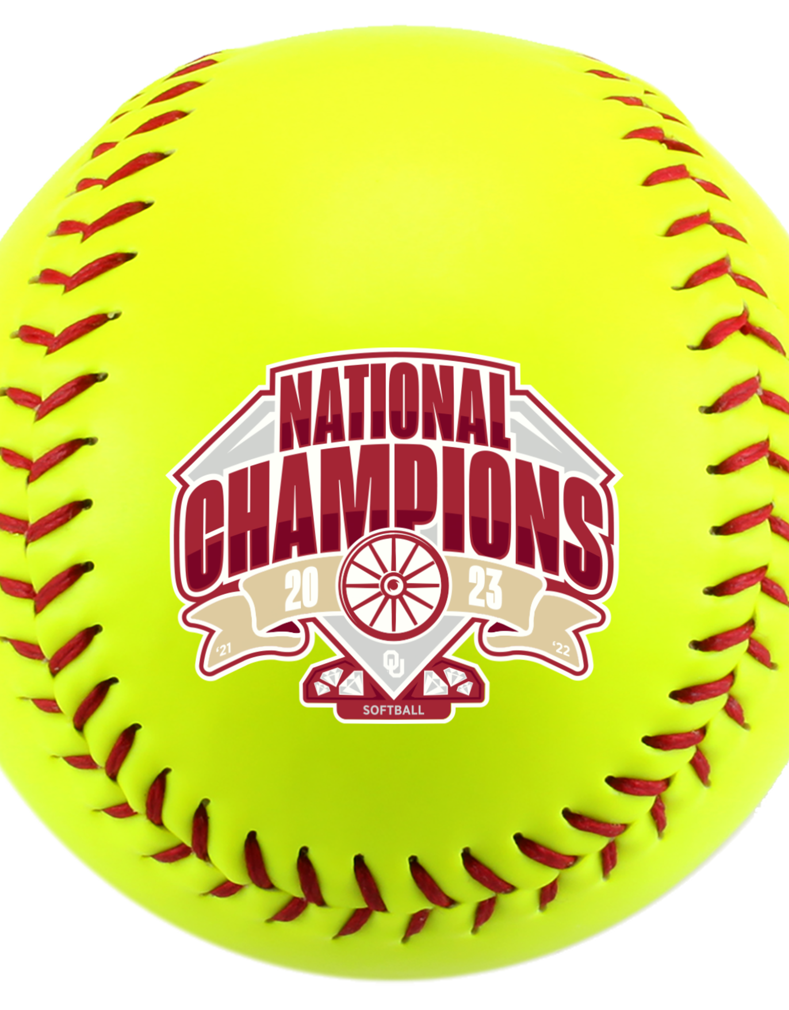 Baden 2023 OU National Champions Commemorative Softball