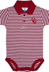 Creative Knitwear INFANT OU STRIPE POLO BODYSUIT