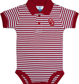 Creative Knitwear INFANT OU STRIPE POLO BODYSUIT