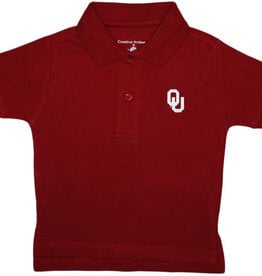 Creative Knitwear Toddler OU Solid Crimson Polo