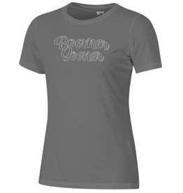 Gear For Sports Women's Gear Relaxed Charcoal Boomer Sooner Tee