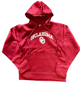 Little King Youth Oklahoma OU Poly Fleece Crimson Hoodie