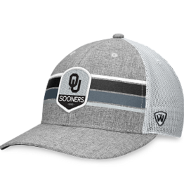 TOW TOW OU Sooners Essential Gray Legend Mesh Snap Back Cap