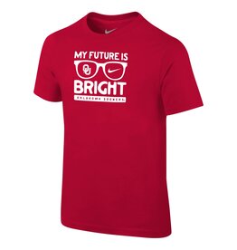 Nike Preschool "My Future is Bright" OU Cotton Tee