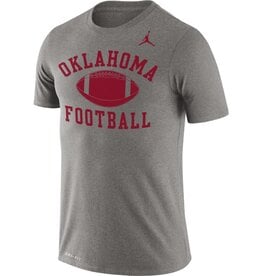 Jordan Men's Jordan Dark Gray Heather Legend Oklahoma Football SS Tee