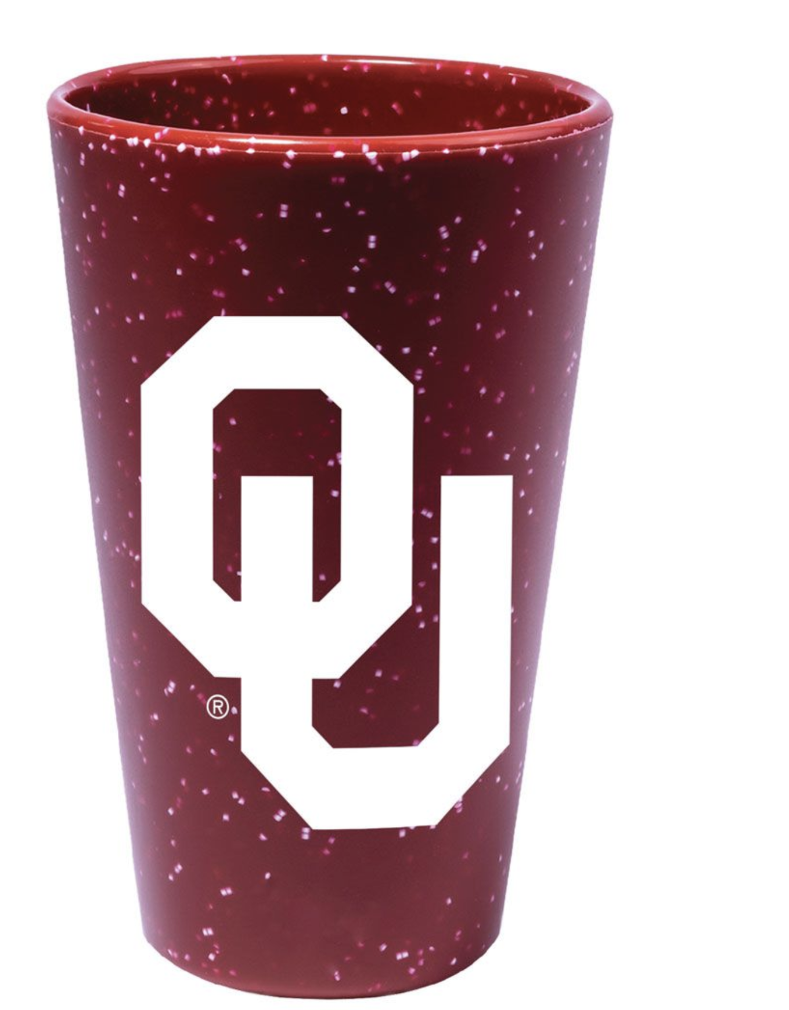 WinCraft OU 16oz Silicone Pint Glass Crimson