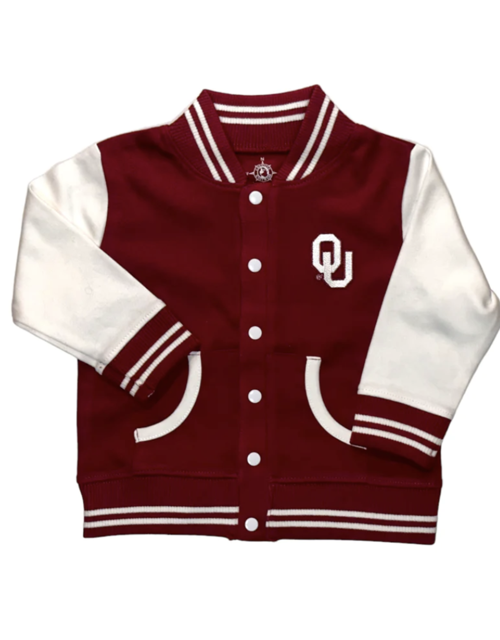 Creative Knitwear Toddler OU Varsity Jacket