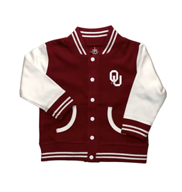 Creative Knitwear Toddler OU Varsity Jacket