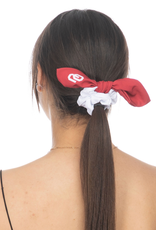 ZooZatz OU Crimson & White Scrunchie Bow