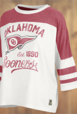 Pressbox Women's Oklahoma High Five Oversized Jersey Top