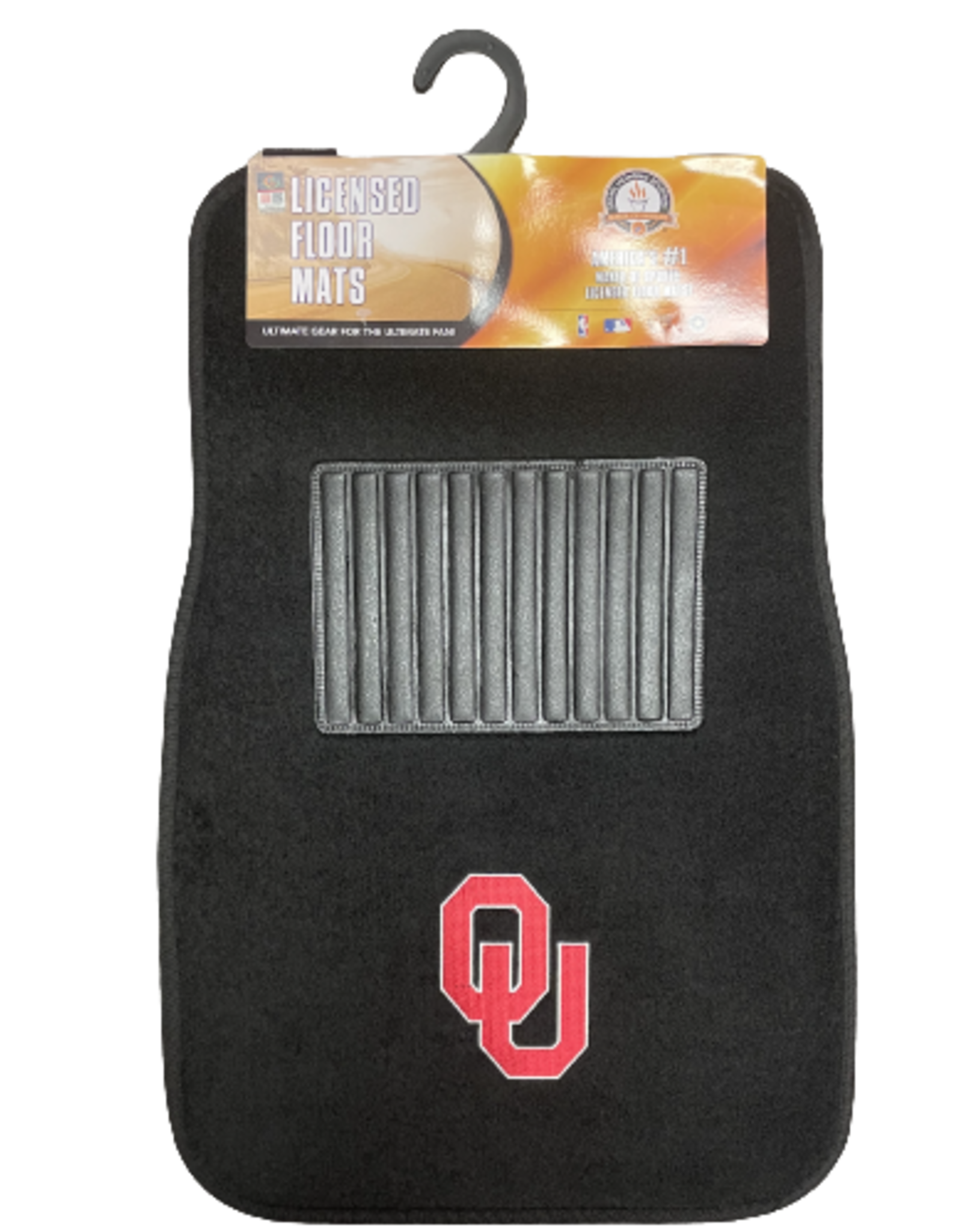 Logo OU Embroidered 2pc Front Floor Mats