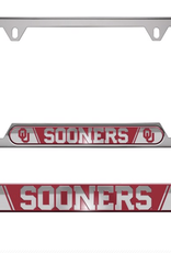 Fanmats OU Sooners  Stainless License Plate Frame
