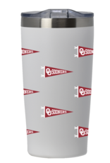 LXG LXG OU Pennants Frosted White Stainless Tumbler