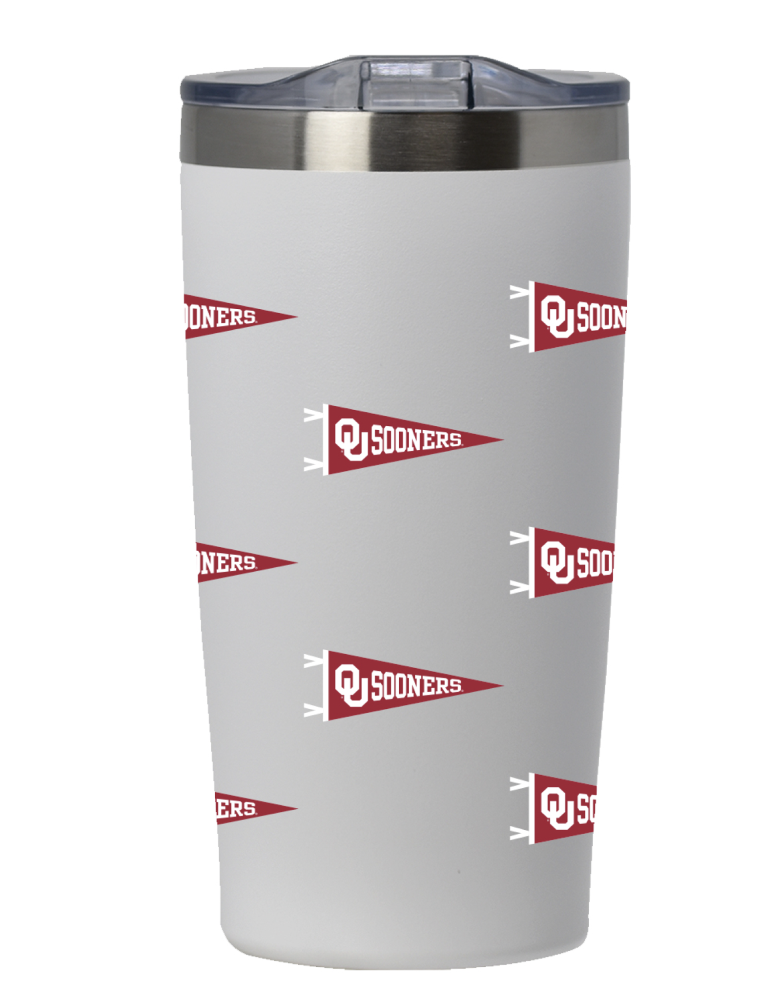 LXG LXG OU Pennants Frosted White Stainless Tumbler