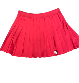 ZooZatz Women's OU Crimson Pleated Skort