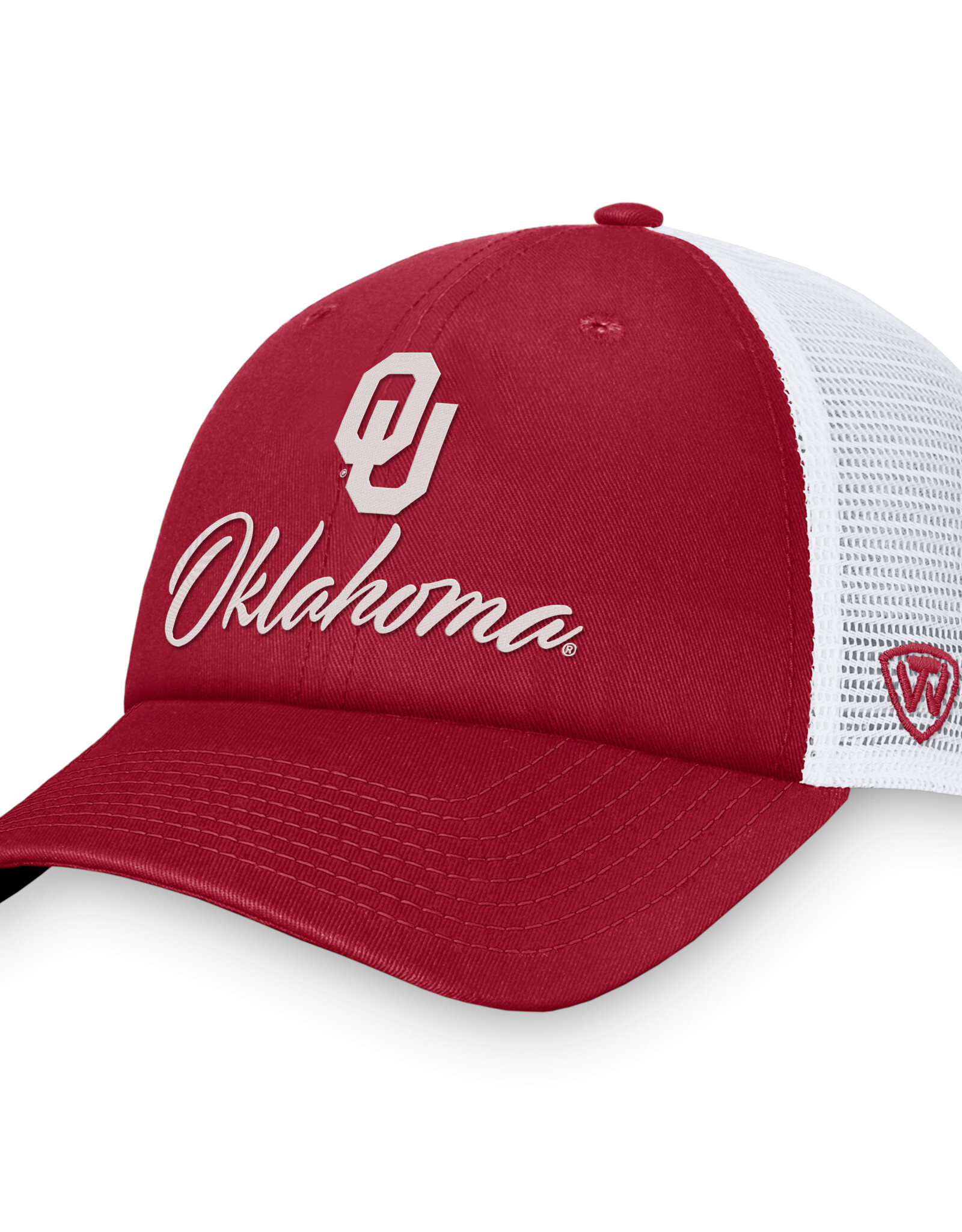 TOW TOW OU Charm Script Oklahoma Meshback Unstructured Cap