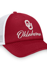 TOW TOW OU Charm Script Oklahoma Meshback Unstructured Cap