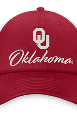 TOW TOW OU Charm Script Oklahoma Meshback Unstructured Cap