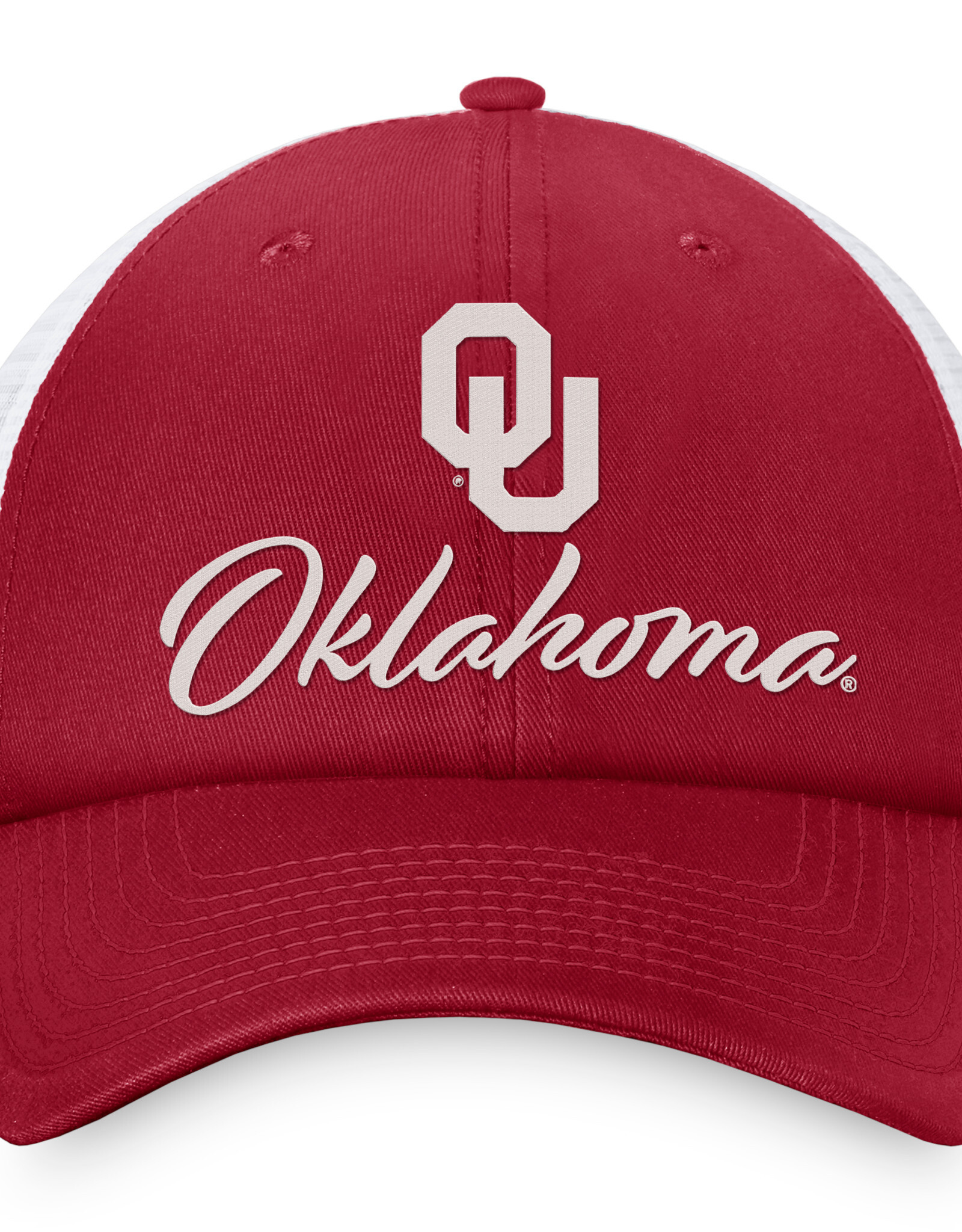 TOW TOW OU Charm Script Oklahoma Meshback Unstructured Cap