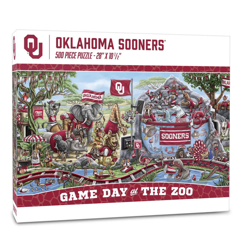 Oklahoma Sooners - Gameday at the Zoo 500 Piece Puzzle - Balfour