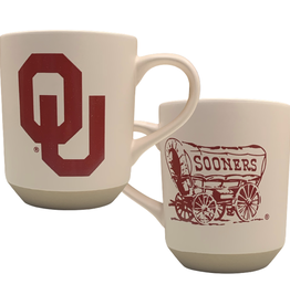 16oz OU Schooner Cream Sandstone Ceramic Mug