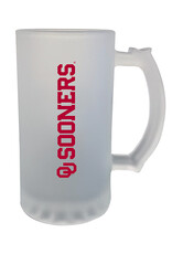 The Fanatic Group OU Sooners 16oz Frosted Glass Mug