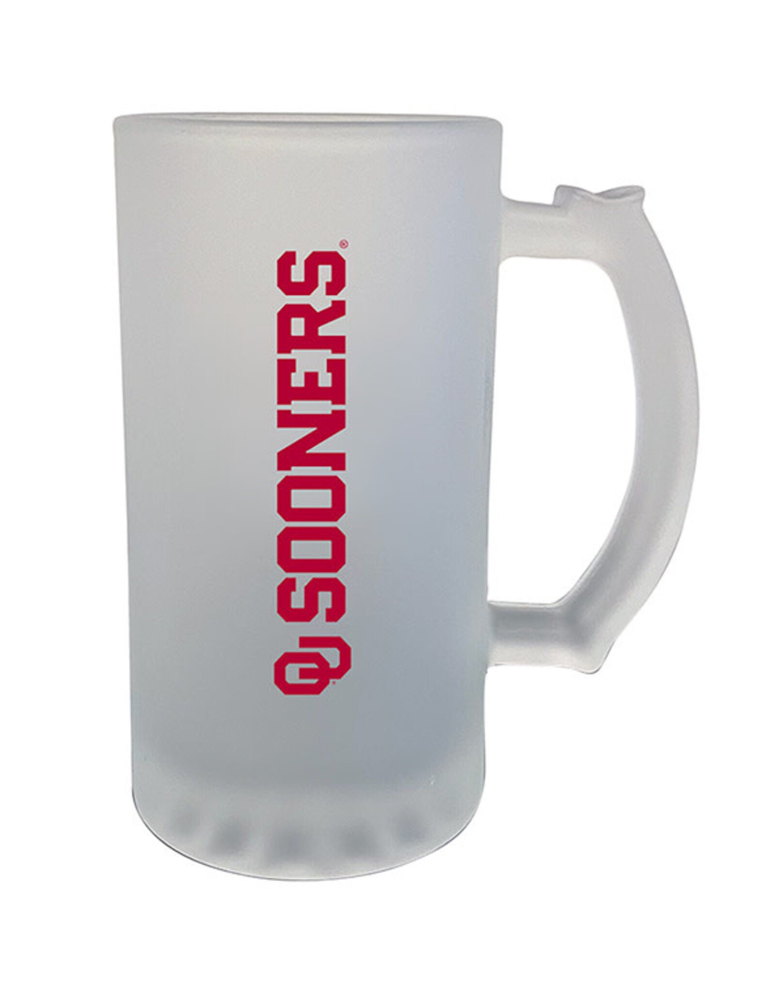 The Fanatic Group OU Sooners 16oz Frosted Glass Mug