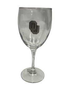 Sparta OU Pewter Stem Wine Glass