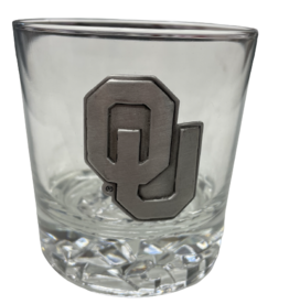 Sparta OU Pewter 11.5oz Round Rock Glass