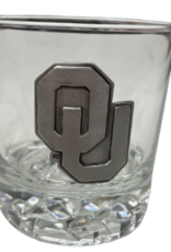 Sparta OU Pewter 11.5oz Round Rock Glass