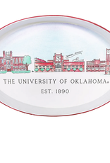 Valiant Gifts Oklahoma Skyline Oval Tray
