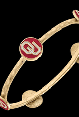 Canvas OU Enamel Claudia Bangle Bracelet