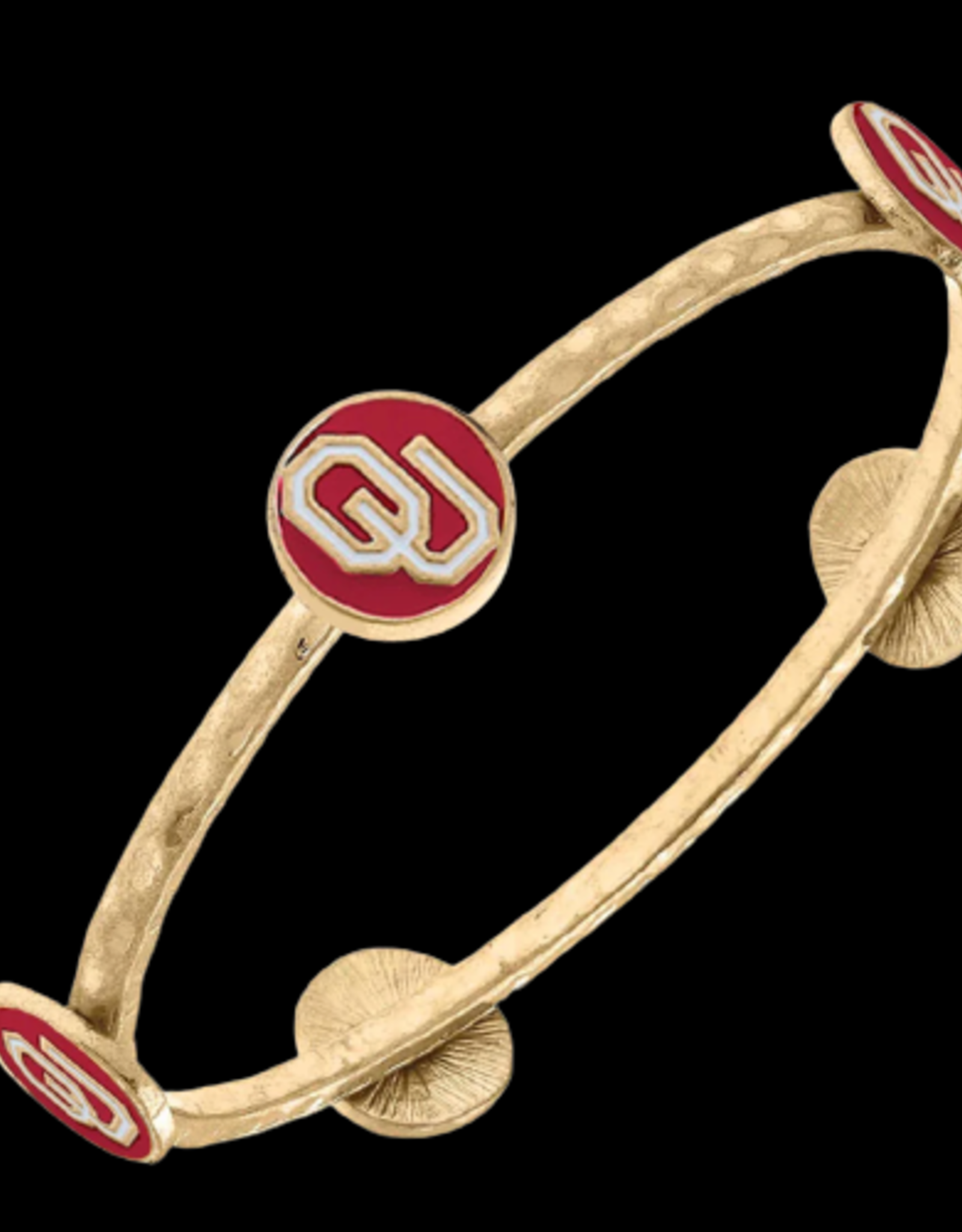 Canvas OU Enamel Claudia Bangle Bracelet