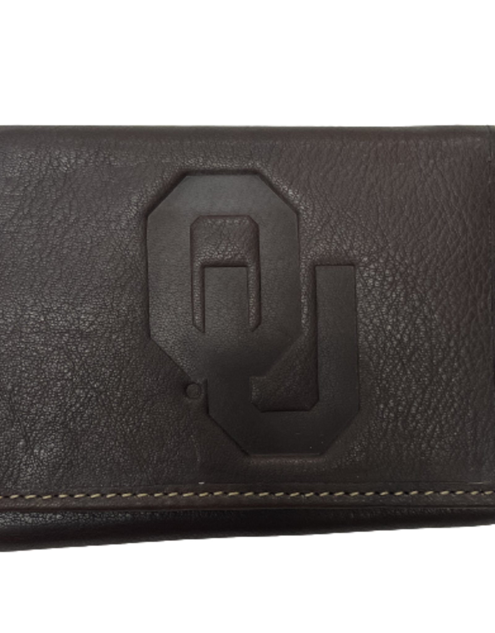 MCM Brands OU Contrast Stitch Leather Trifold Wallet Brown