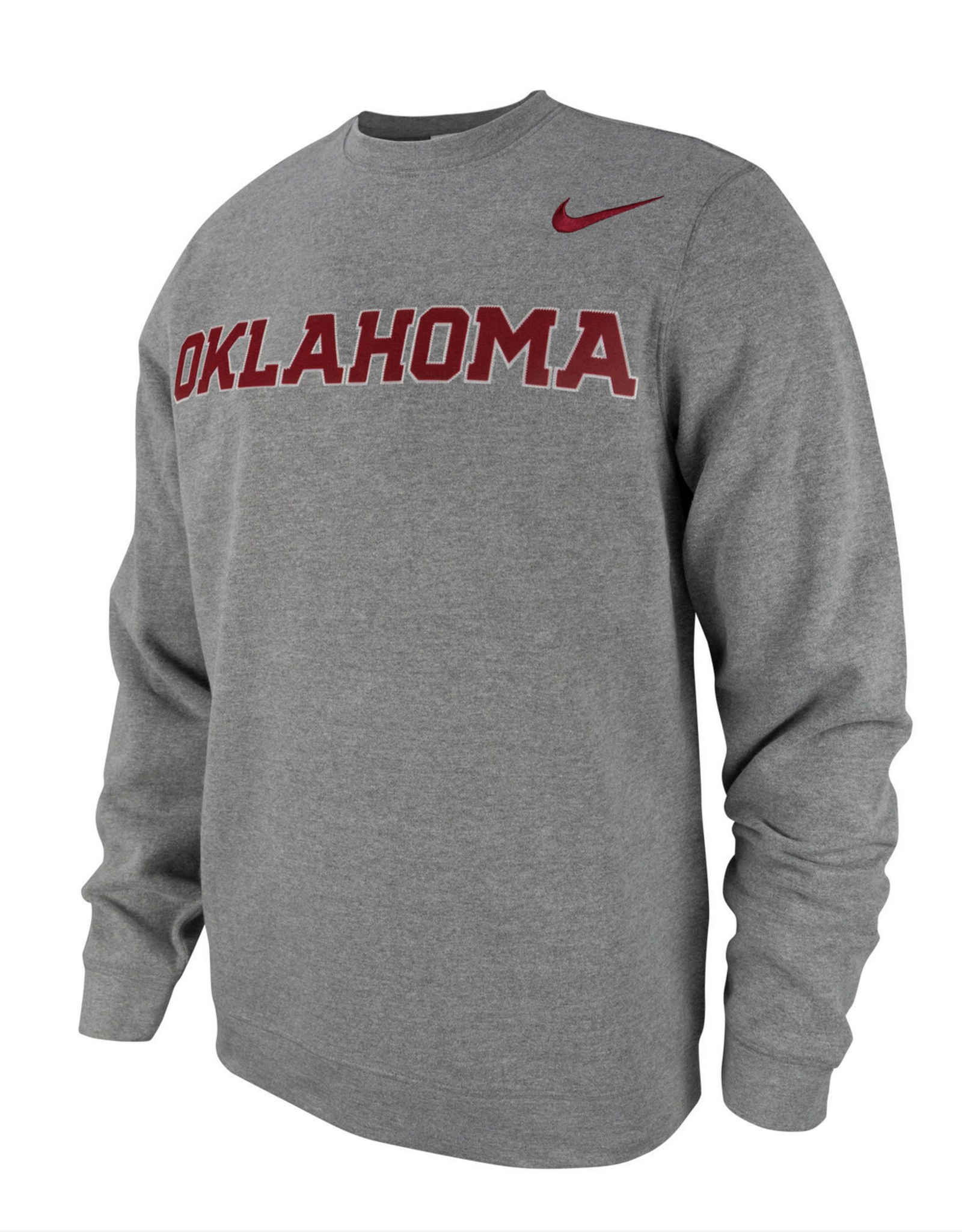 Nike Mens Nike Oklahoma Tackle Twill Crew Carbon Heather