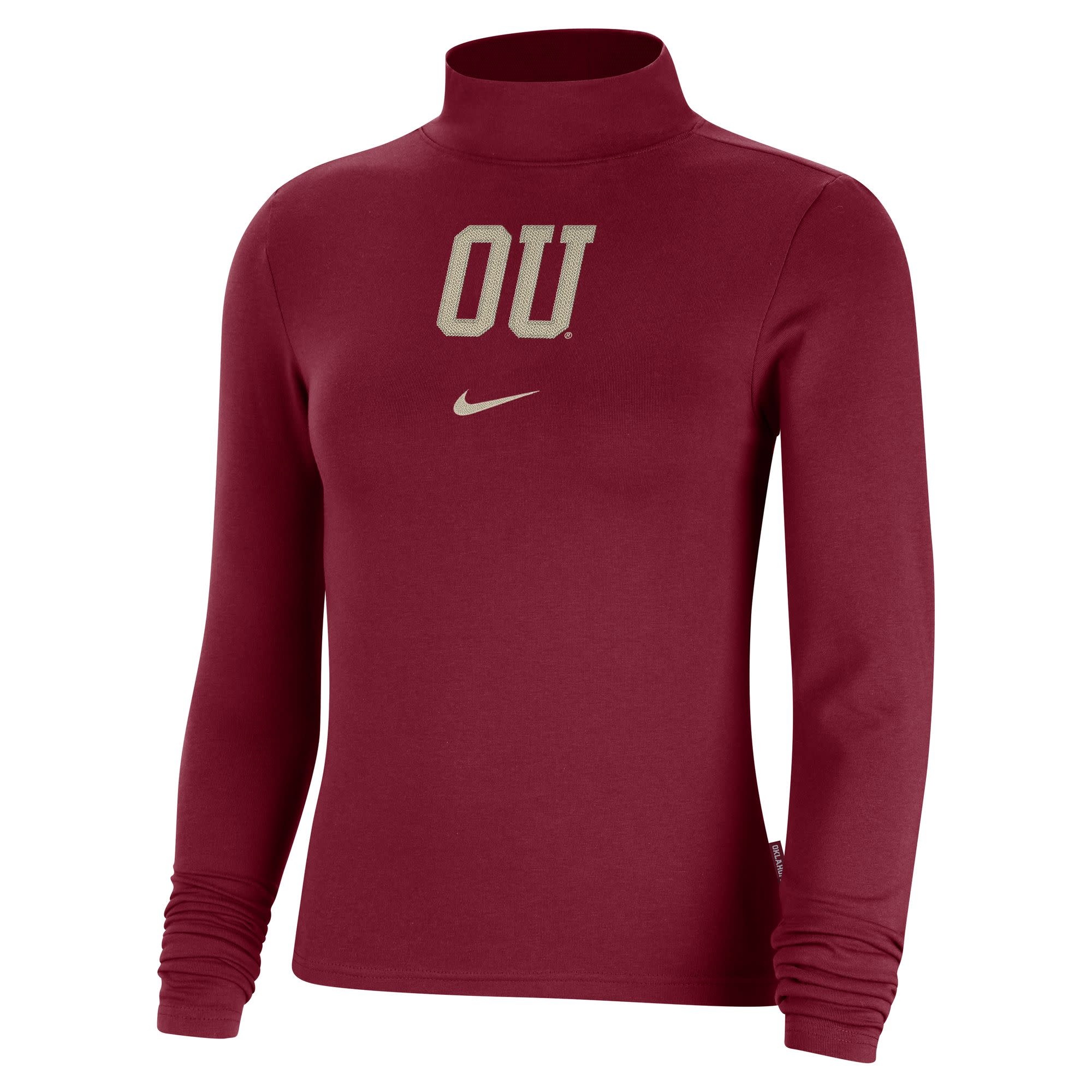 Nike Women's Oklahoma Sooners Essential Mock Large Crimson