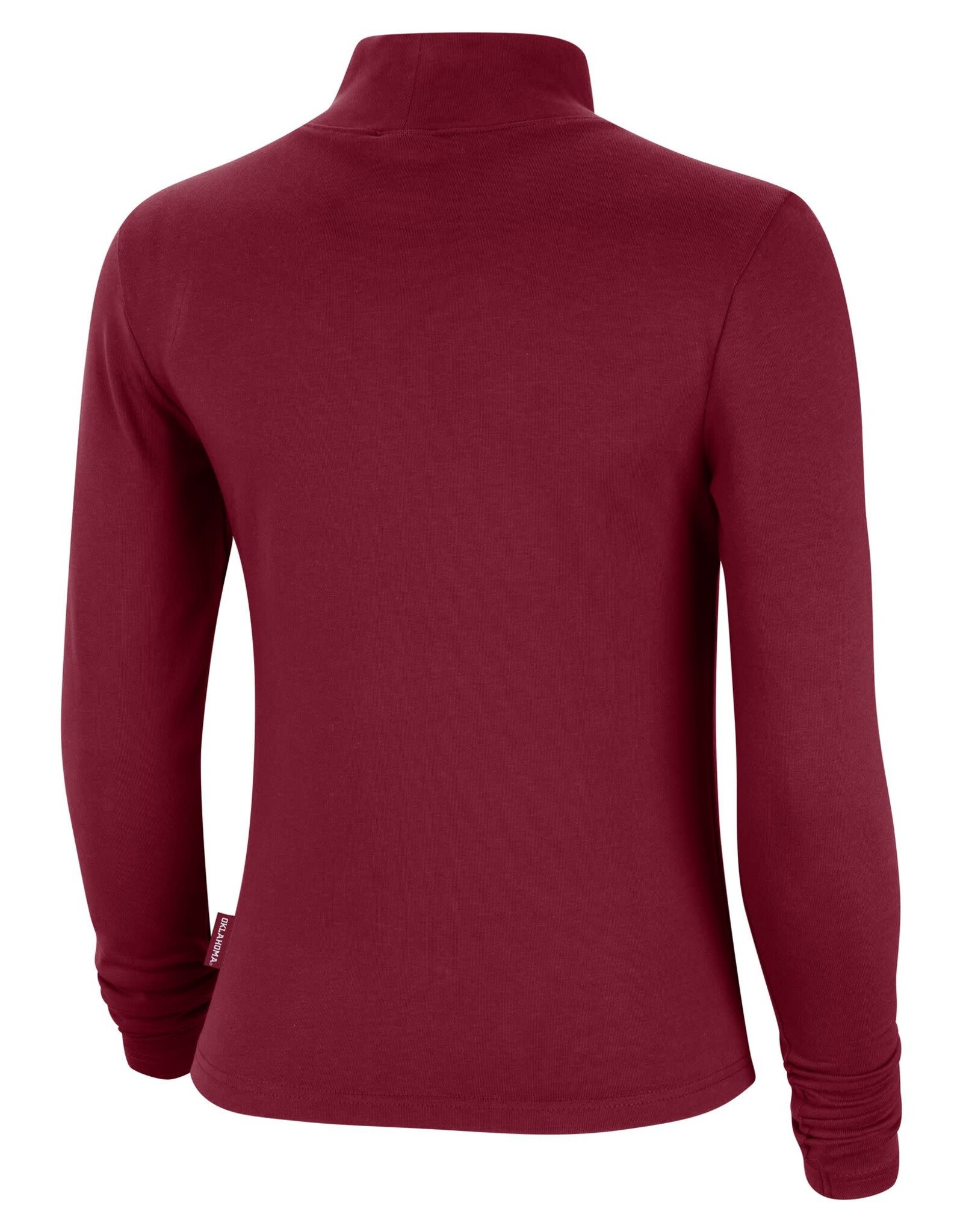 Nike Women's Nike Crimson OU Essential Mock Long-sleeve Top
