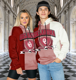 Gameday Couture Unisex Oklahoma ColorBlock Trio Hoodie