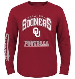 GEN2 Youth OU Football Big Time LS Tee