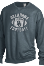 Comfort Wash Mens Oklahoma Football Dk. Grey Sweatshirt