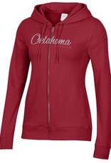 Gear For Sports Womens Script Oklahoma FZ Hoodie